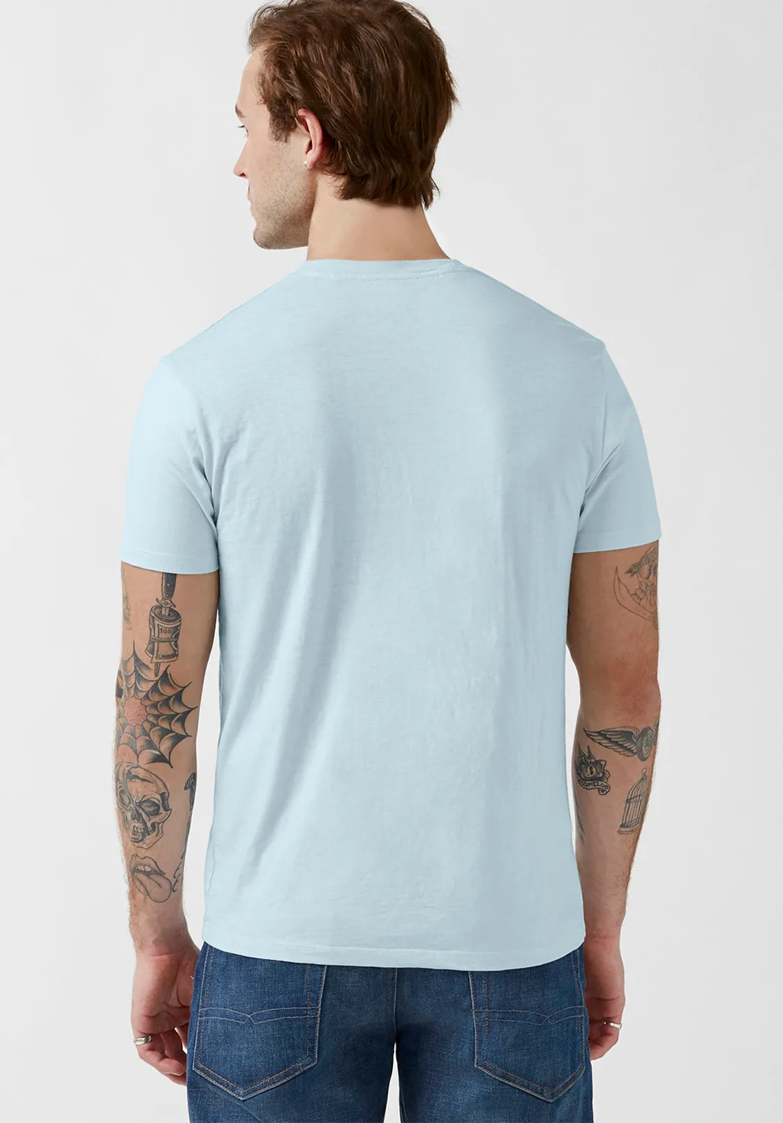 Kaddy Men’s Short-Sleeve Top in Sky Blue - BM23991 sold by Buffalo Jeans product image thumbnail 2
