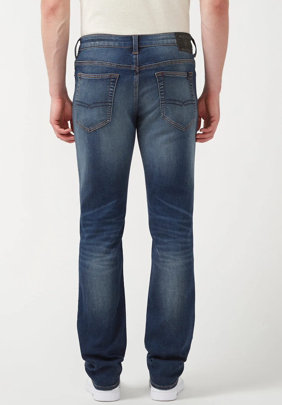 Straight Six Men's Freedom Flex Jeans in Dark Sanded Blue - BM22946 sold by Buffalo Jeans product image thumbnail 2