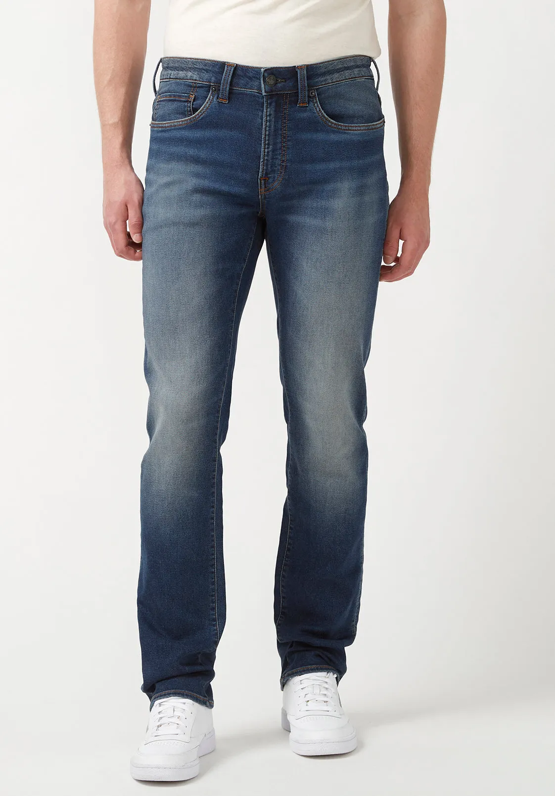 Straight Six Men's Freedom Flex Jeans in Dark Sanded Blue - BM22946 sold by Buffalo Jeans