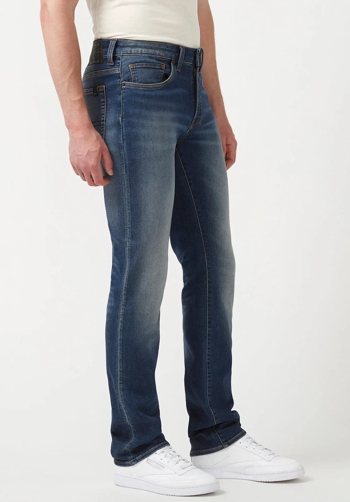 Straight Six Men's Freedom Flex Jeans in Dark Sanded Blue - BM22946 sold by Buffalo Jeans product image thumbnail 3