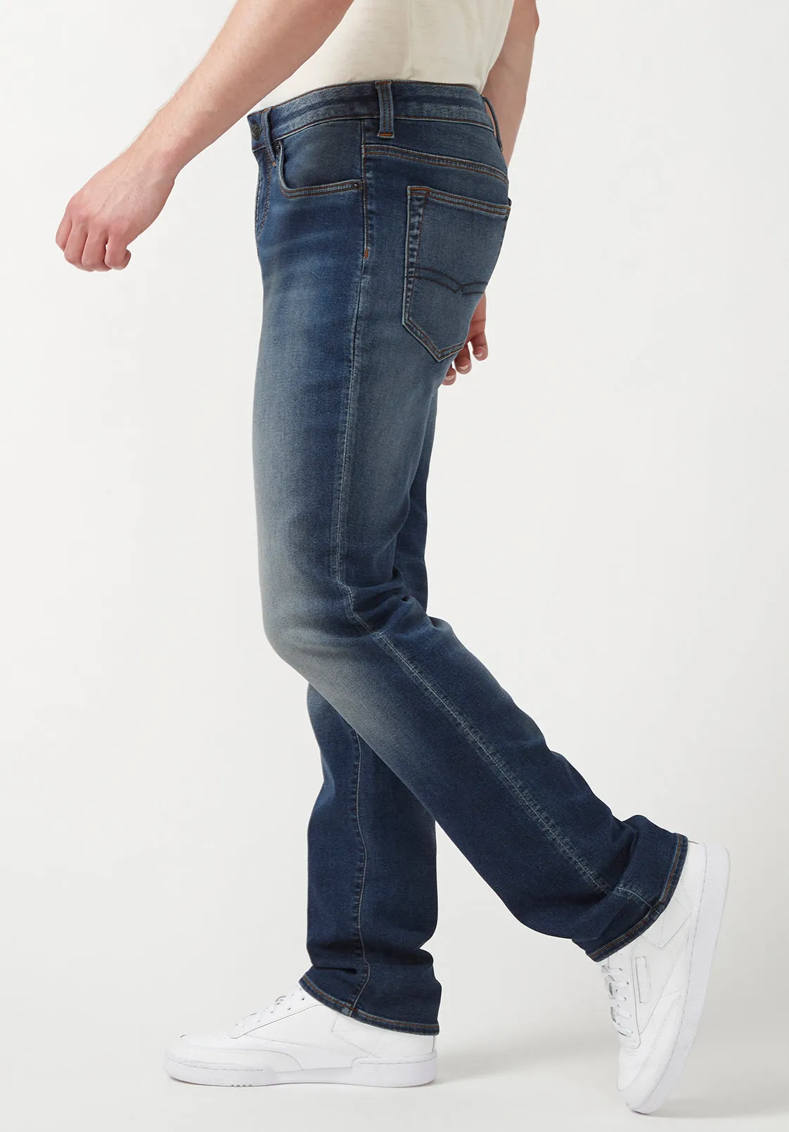 Straight Six Men's Freedom Flex Jeans in Dark Sanded Blue - BM22946 sold by Buffalo Jeans product image thumbnail 4