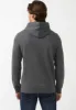 Fadol Men's Embossed Fleecy Hoodie in Heather Grey - BPM13610 sold by Buffalo Jeans