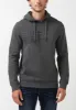 Fadol Men's Embossed Fleecy Hoodie in Heather Grey - BPM13610 sold by Buffalo Jeans