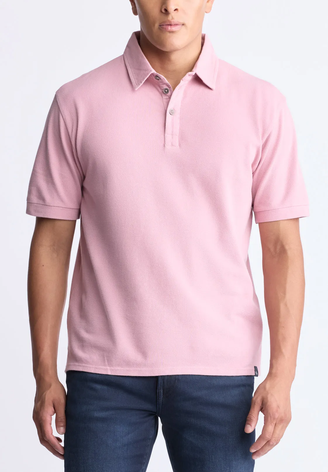 Kabold Men's Classic Polo, Lilas Pink - BM24515 sold by Buffalo Jeans