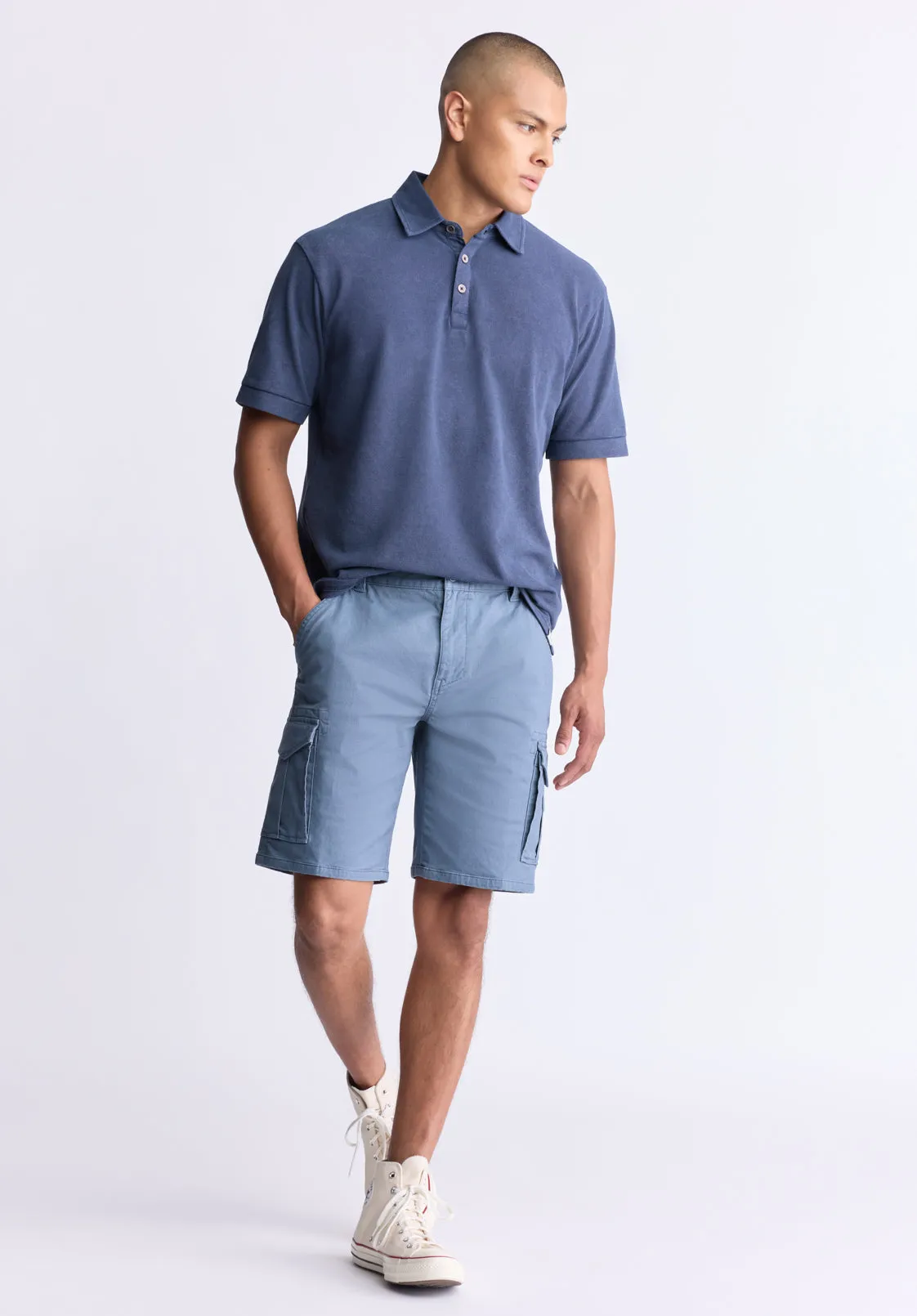 Kabold Men's Classic Polo, Midnight Blue - BM24515 sold by Buffalo Jeans product image thumbnail 5