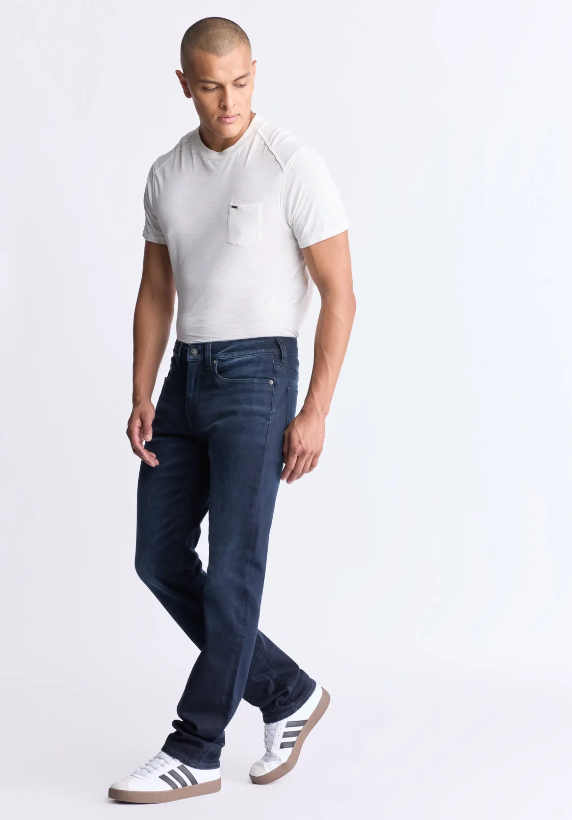 Straight Six Men's Jeans, Dark Antique Blue - BM26013 sold by Buffalo Jeans product image thumbnail 4