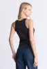 Regine Women's Ribbed Tank Top, Carbon black - KT0119H sold by Buffalo Jeans
