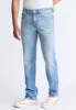 Straight Six Men's Crinkled and Sanded Jeans, Light Blue - BM26000 sold by Buffalo Jeans