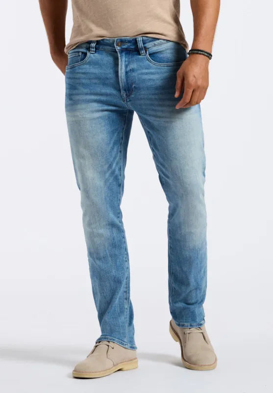 Slim Ash Men's Jeans, Heavily Sanded & Worked Blue - BM26071 sold by Buffalo Jeans