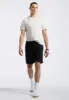 Hilston Men's Fleece Relaxed Shorts, Black - BM24536 sold by Buffalo Jeans