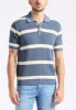 Winder Men's Short-Sleeve Striped Sweater Polo, Mirage Blue - BM24549 sold by Buffalo Jeans