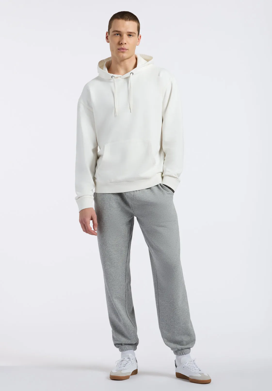 Finley Men's Relaxed Hooded Sweatshirt, Milk - BM24534 sold by Buffalo Jeans product image thumbnail 2