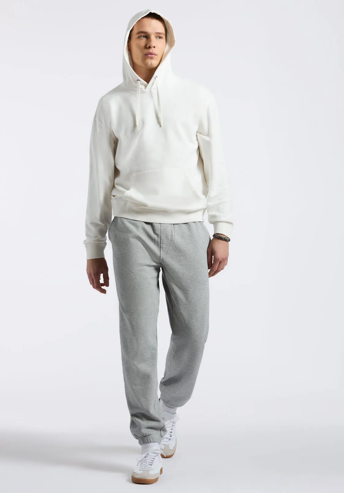 Finley Men's Relaxed Hooded Sweatshirt, Milk - BM24534 sold by Buffalo Jeans product image thumbnail 5