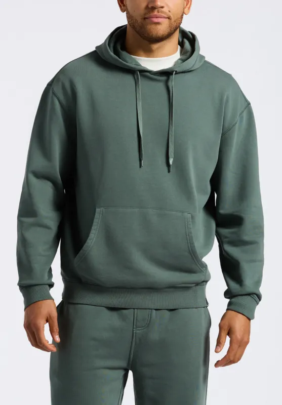 Finley Men's Relaxed Hooded Sweatshirt, Dark Forest Green - BM24534 sold by Buffalo Jeans