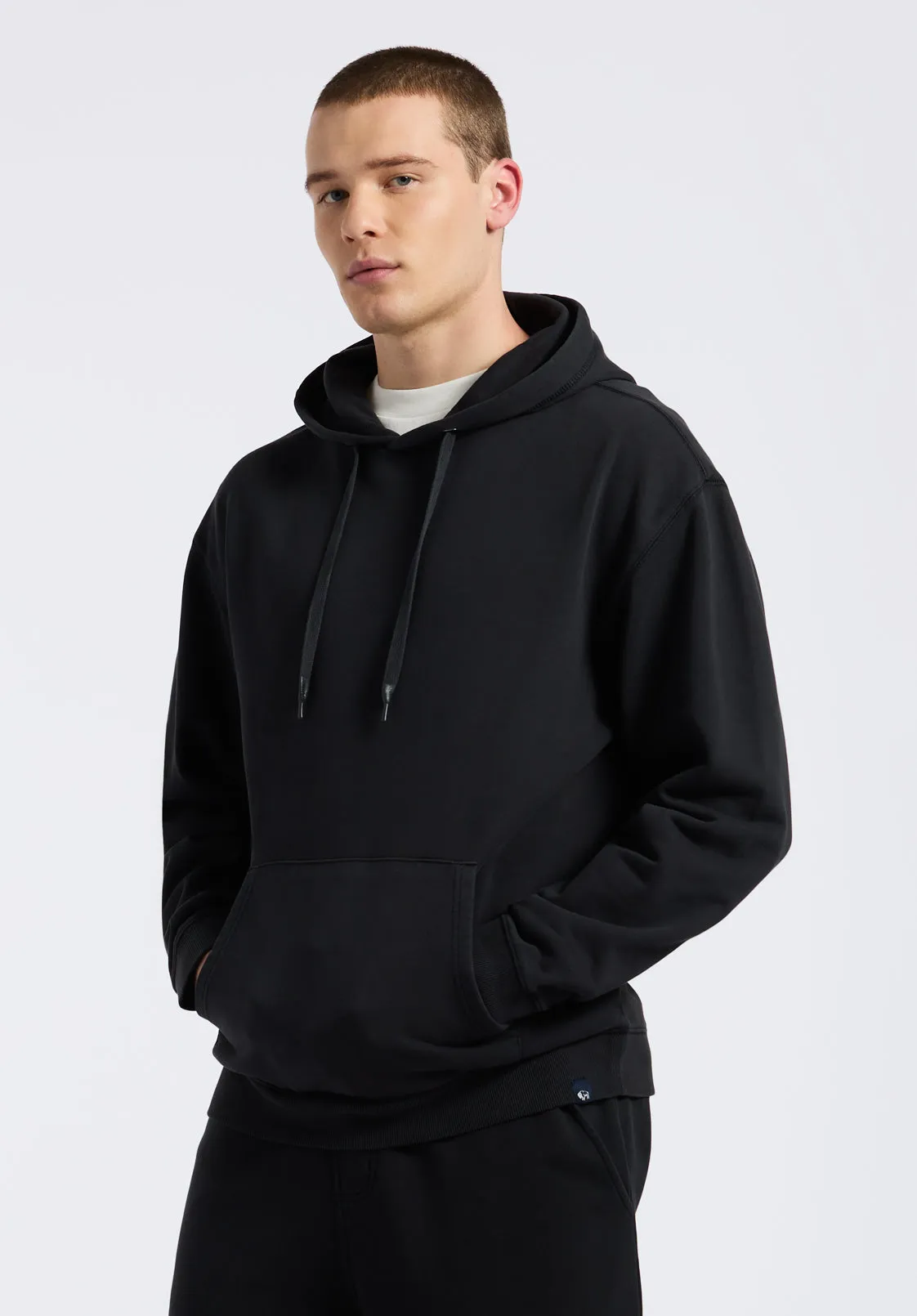 Finley Men's Relaxed Hooded Sweatshirt, Black - BM24534 sold by Buffalo Jeans product image thumbnail 3
