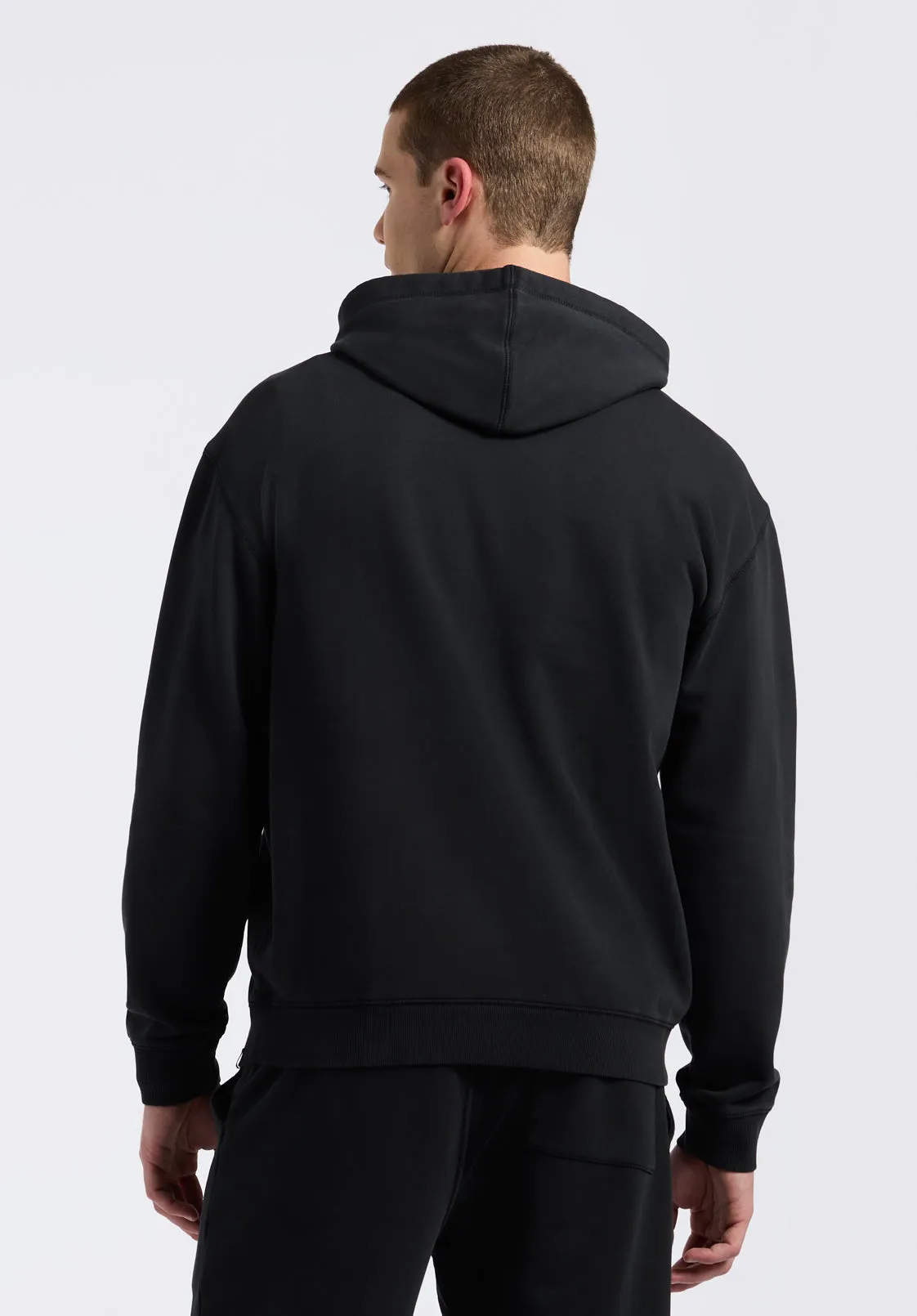 Finley Men's Relaxed Hooded Sweatshirt, Black - BM24534 sold by Buffalo Jeans product image thumbnail 4
