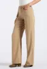 High Rise Wide Leg Addie Women's Pants, Almond Beige - BL16083 sold by Buffalo Jeans