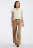 High Rise Wide Leg Addie Women's Pants, Almond Beige - BL16083 sold by Buffalo Jeans