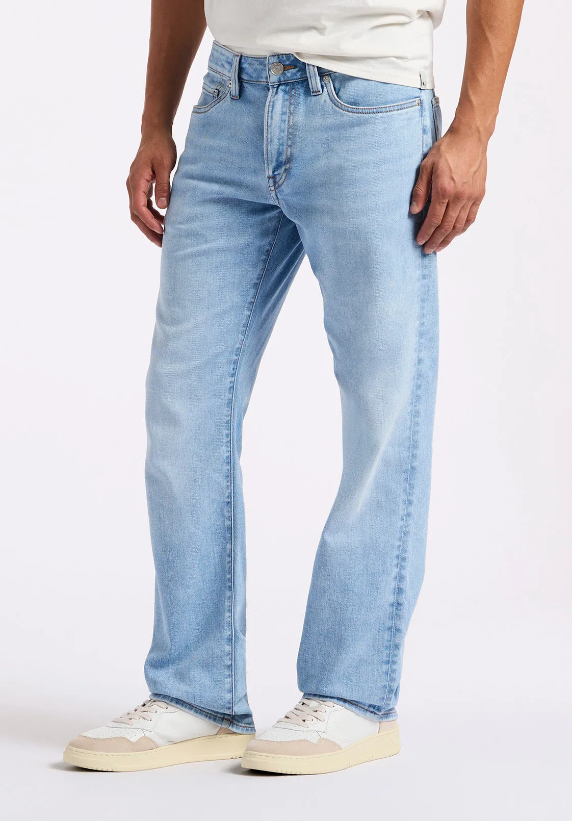 Relaxed Straight Driven Men's Jeans, Light Blue - BM26082 sold by Buffalo Jeans product image thumbnail 2