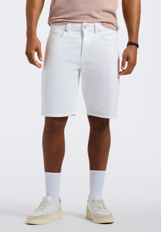 Relaxed Straight Dean Men's Short, White - BM26097 sold by Buffalo Jeans