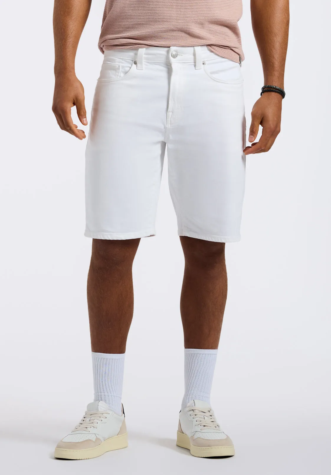 Relaxed Straight Dean Men's Short, White - BM26097 sold by Buffalo Jeans