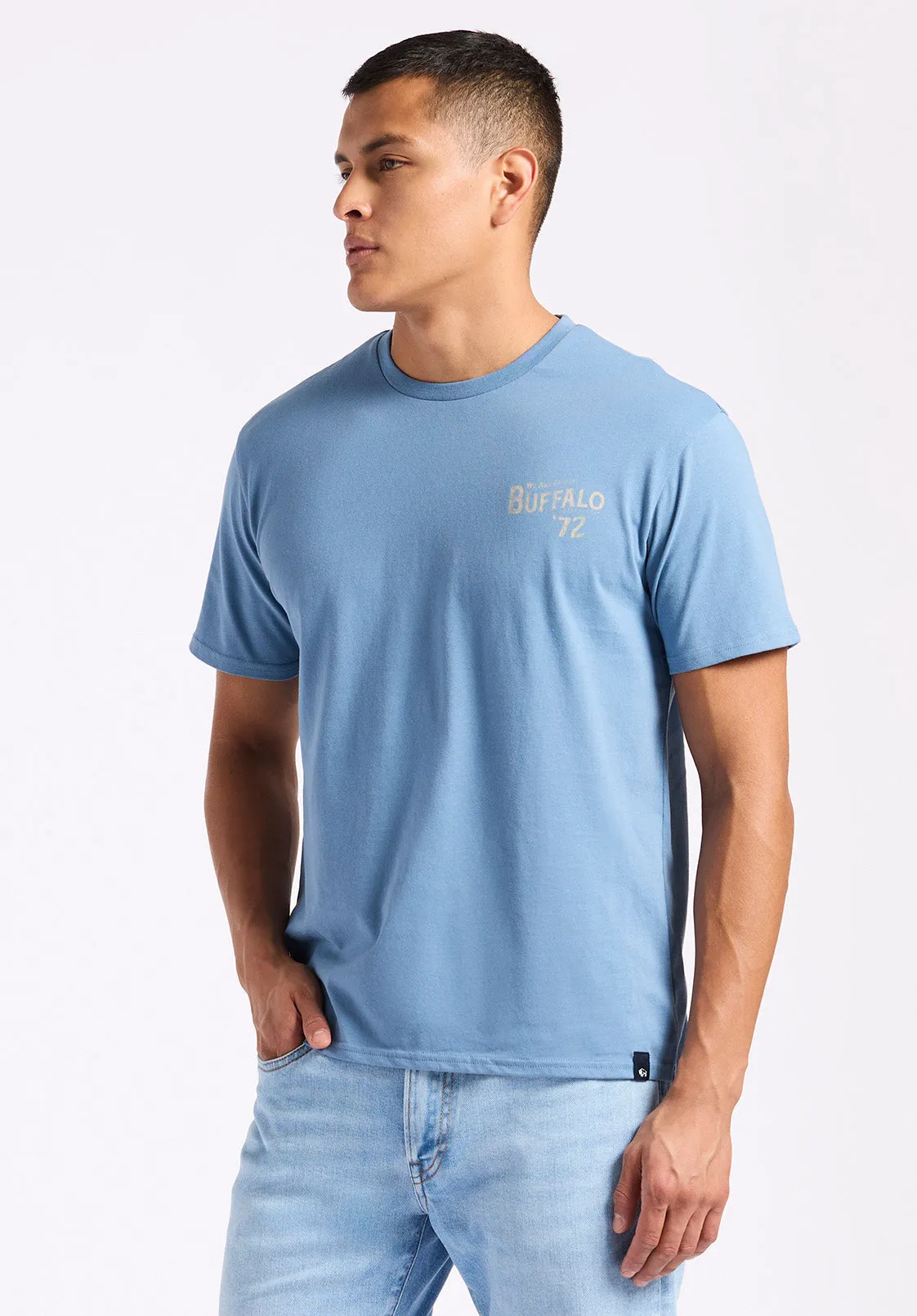 Tuffalo Men's Graphic T-Shirt with Buffalo Print, Coronet Blue - BM24644 sold by Buffalo Jeans product image thumbnail 2