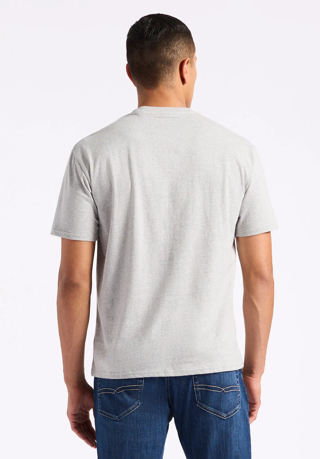 Teagle Men's Graphic T-Shirt with Eagle Print, Heather Grey - BM24647 sold by Buffalo Jeans product image thumbnail 3