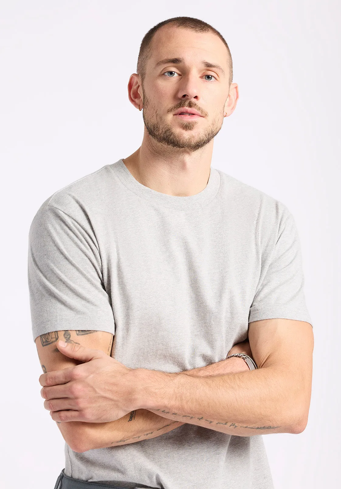 Kanto Men's Short-Sleeve Crew Neck Jersey T-Shirt, Heather Grey - BM24603 sold by Buffalo Jeans product image thumbnail 2