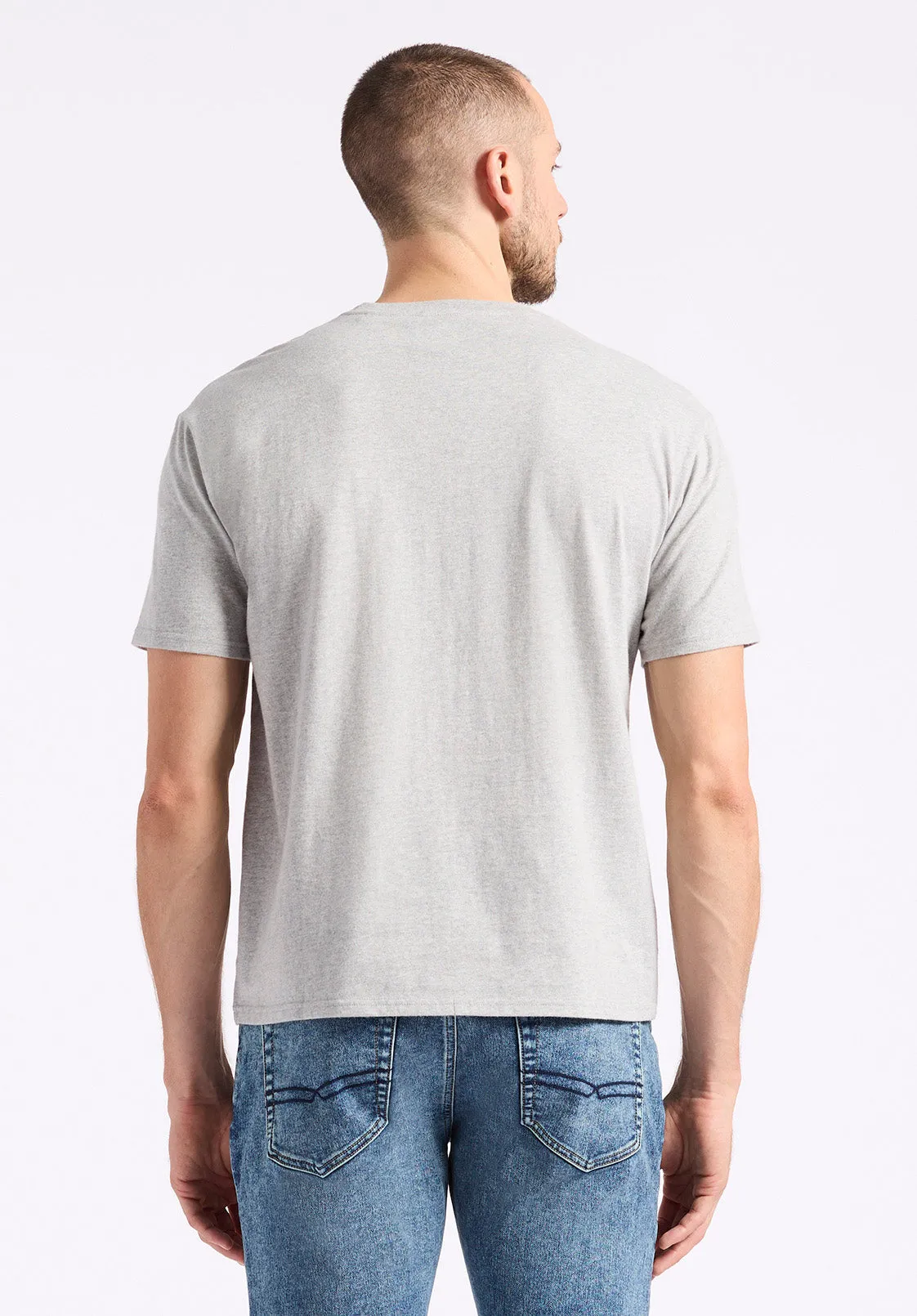 Trige Men's Graphic T-Shirt with Pickup Truck Print, Heather Grey - BM24631 sold by Buffalo Jeans product image thumbnail 4