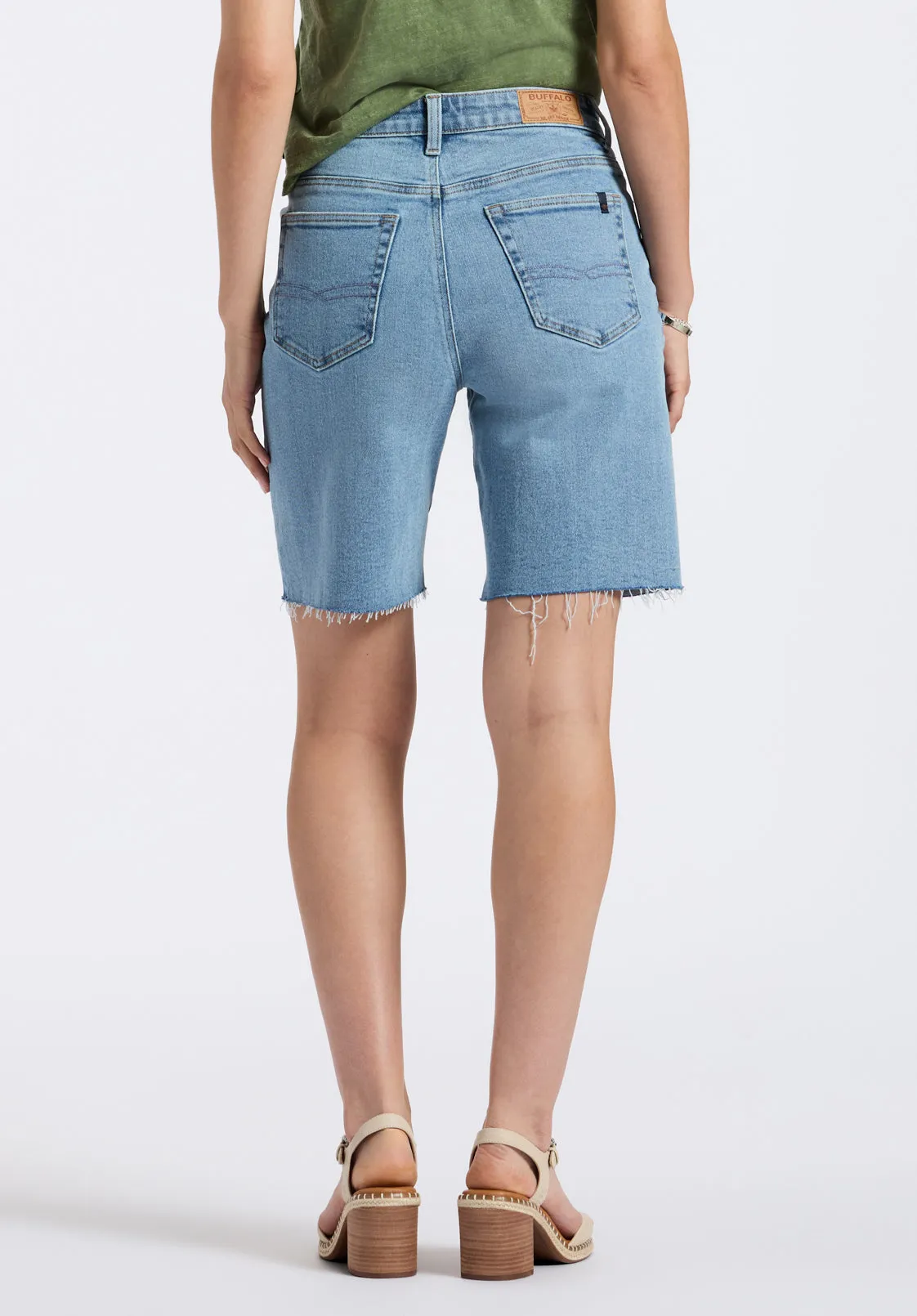 High Rise Women's Bermuda Bambi, Vintage Blue - BL16079 sold by Buffalo Jeans product image thumbnail 3