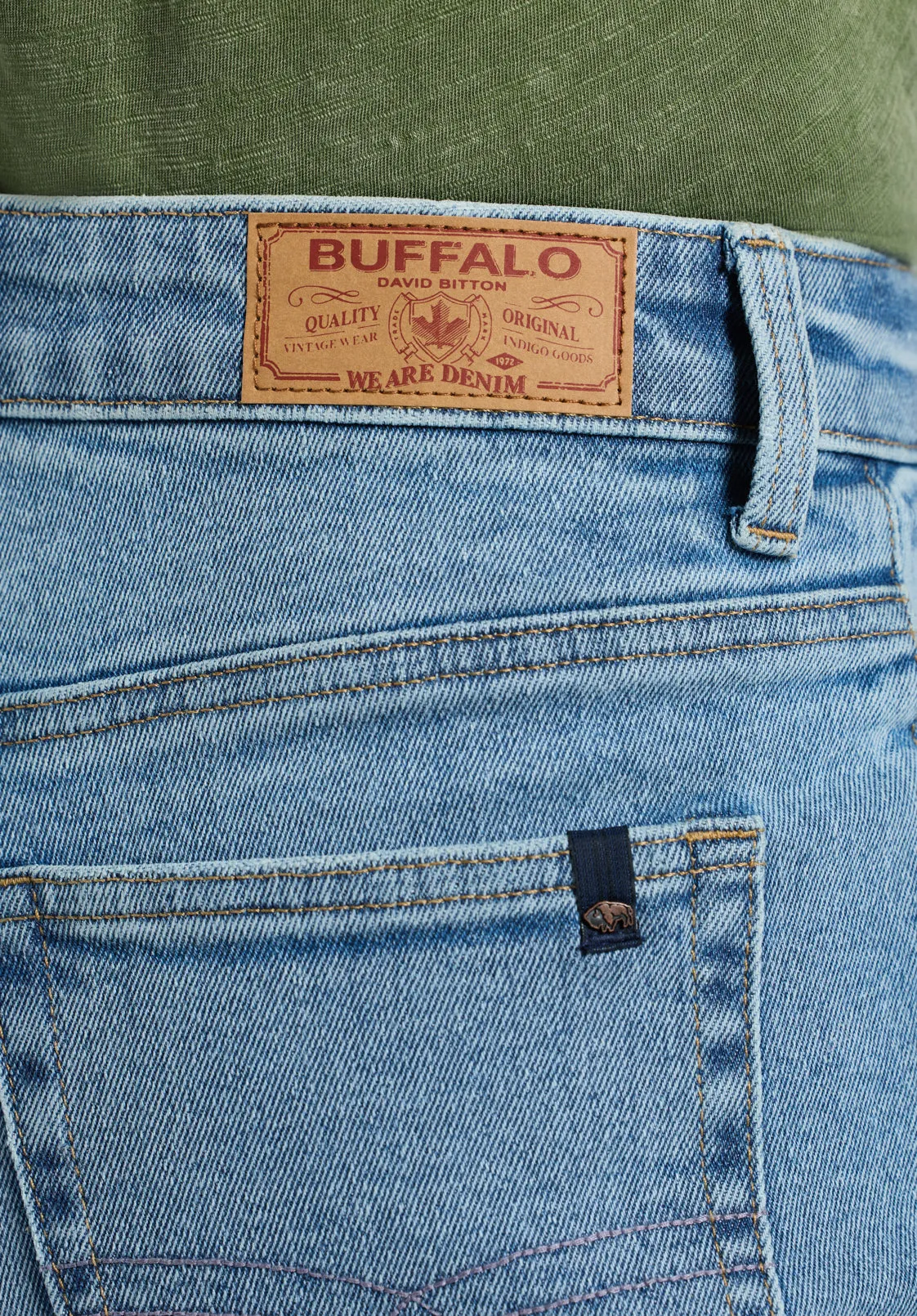 High Rise Women's Bermuda Bambi, Vintage Blue - BL16079 sold by Buffalo Jeans product image thumbnail 5