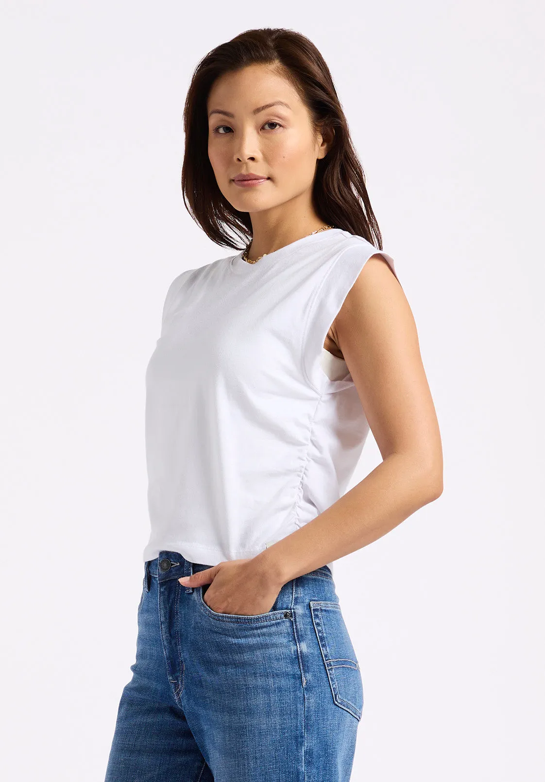Alanis Women's Sleeveless Top, White - KT0206P sold by Buffalo Jeans product image thumbnail 2