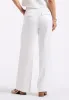 Adelina Women's Linen Blend Wide-Leg Pants, Off-White - WB0027P sold by Buffalo Jeans