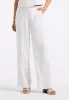 Adelina Women's Linen Blend Wide-Leg Pants, Off-White - WB0027P sold by Buffalo Jeans