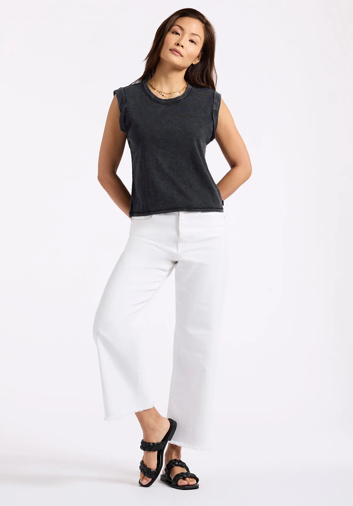 Elayne Women’s Sleeveless Top, Black - KT0230P sold by Buffalo Jeans product image thumbnail 5