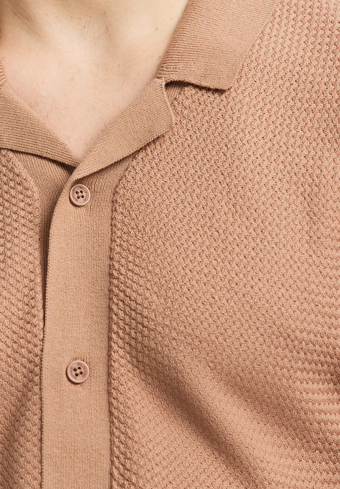 Wasko Men's Short-Sleeve Button-Up Sweater Shirt, Woodsmoke - BM24621 sold by Buffalo Jeans product image thumbnail 5