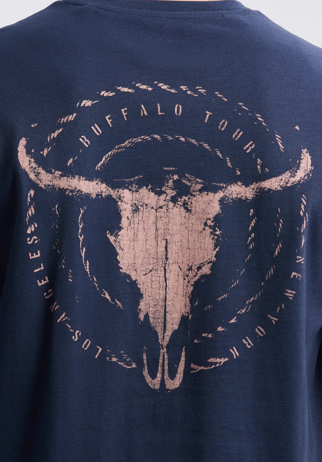 Tundla Men's Graphic T-Shirt with Buffalo Skull Print, Whale - BM24658 sold by Buffalo Jeans product image thumbnail 5