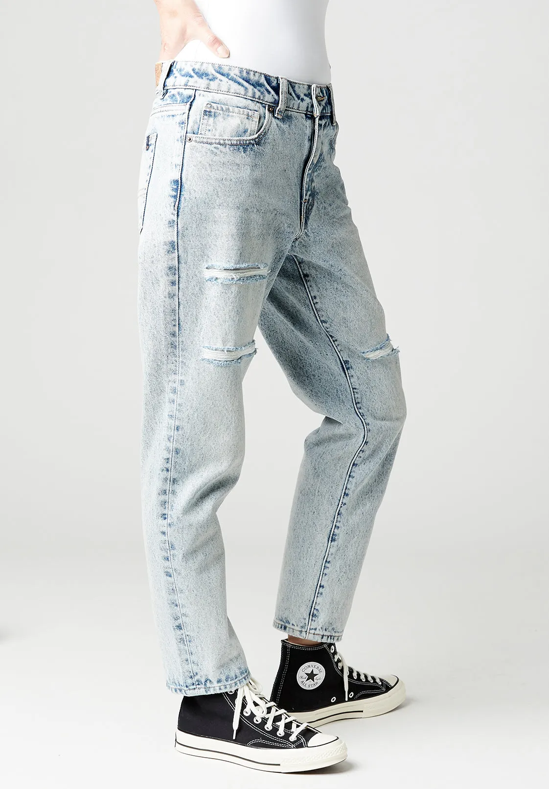 Relaxed Madison Boyfriend Women's Jeans in Distresses blue - BL15825 sold by Buffalo Jeans product image thumbnail 3