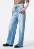 High Rise Wide Leg Alecia Women's Lightweight Jeans, Light Blue - BL16113 sold by Buffalo Jeans