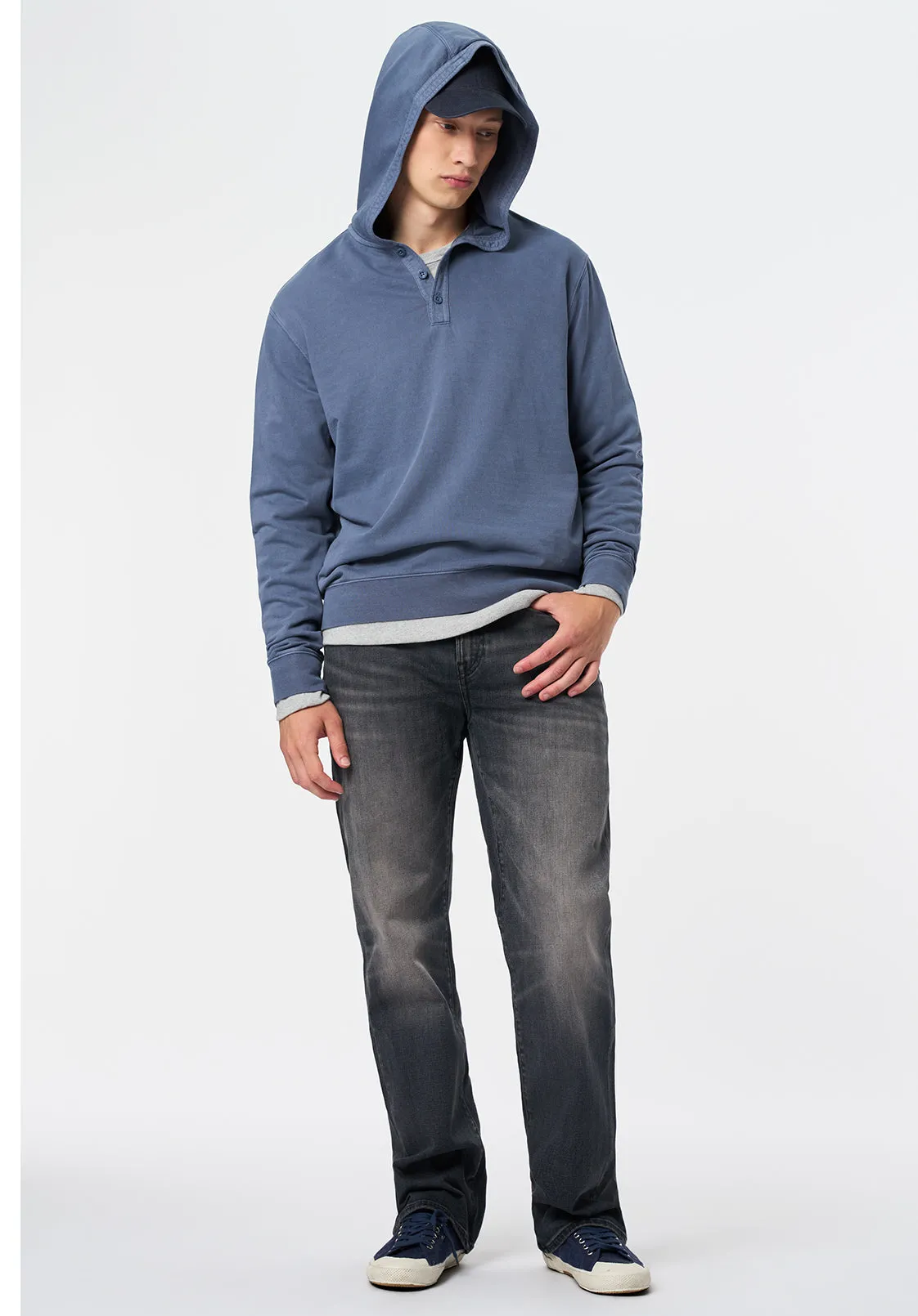 Kaye Men's Relaxed Pullover Hoodie, Mirage - BM24675 sold by Buffalo Jeans product image thumbnail 4