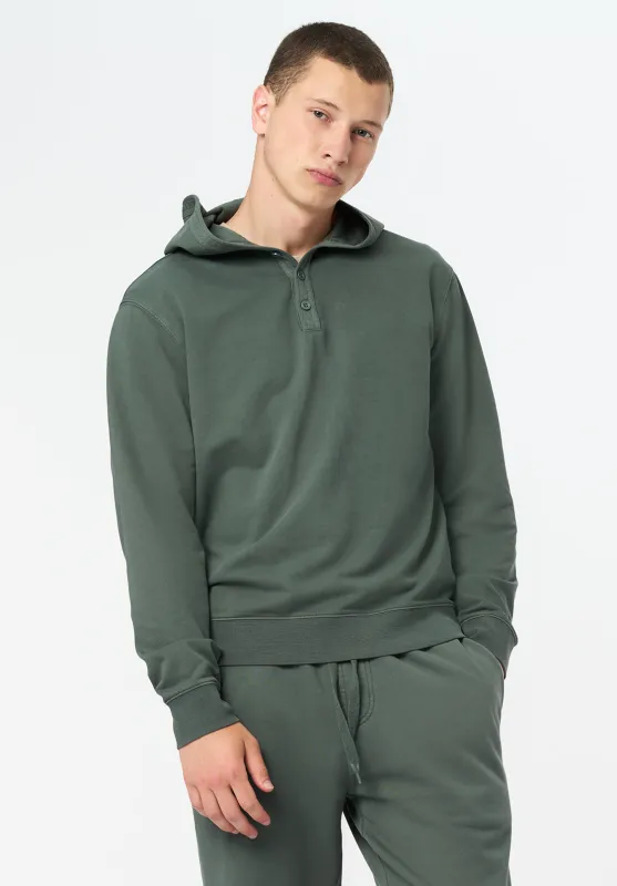Kaye Men's Relaxed Pullover Hoodie, Dark Forest - BM24675 sold by Buffalo Jeans