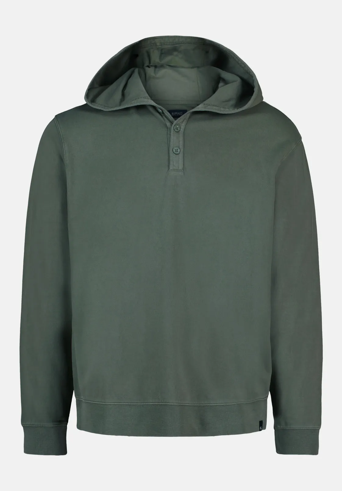 Kaye Men's Relaxed Pullover Hoodie, Dark Forest - BM24675 sold by Buffalo Jeans product image thumbnail 5