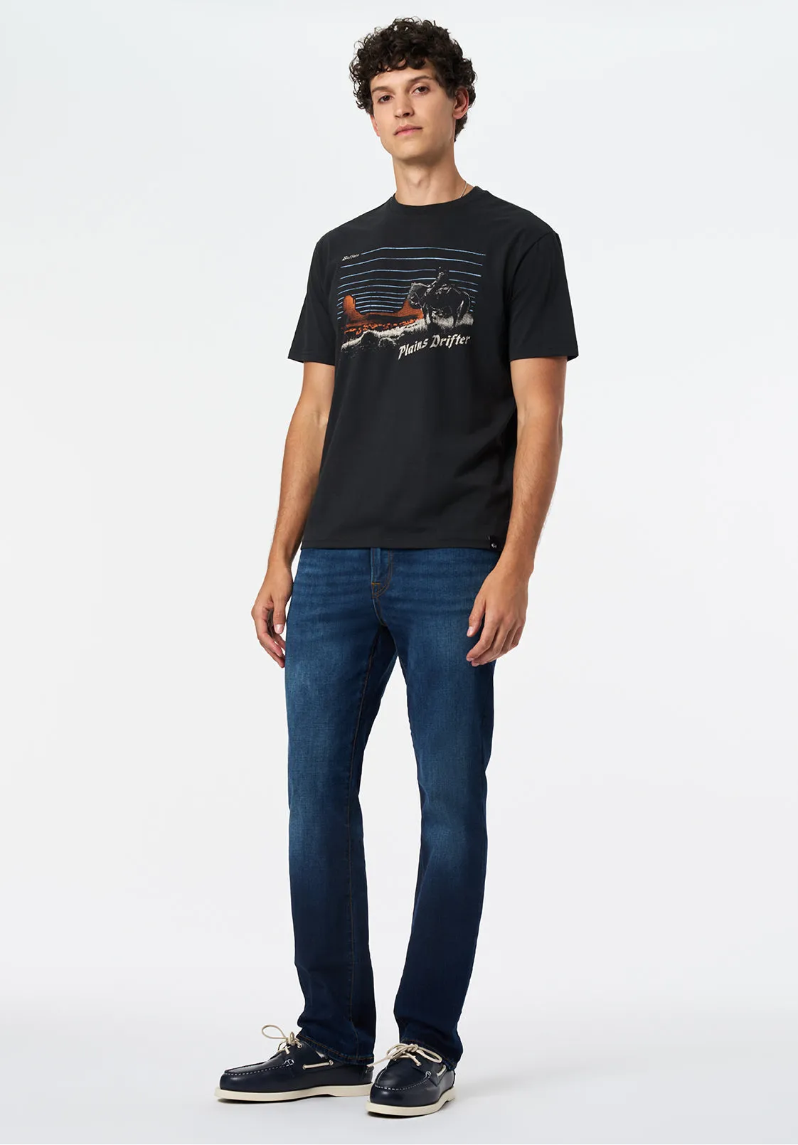 Trystan Men's Plains Drifter Print Graphic Tee, Black - BM24704 sold by Buffalo Jeans product image thumbnail 3