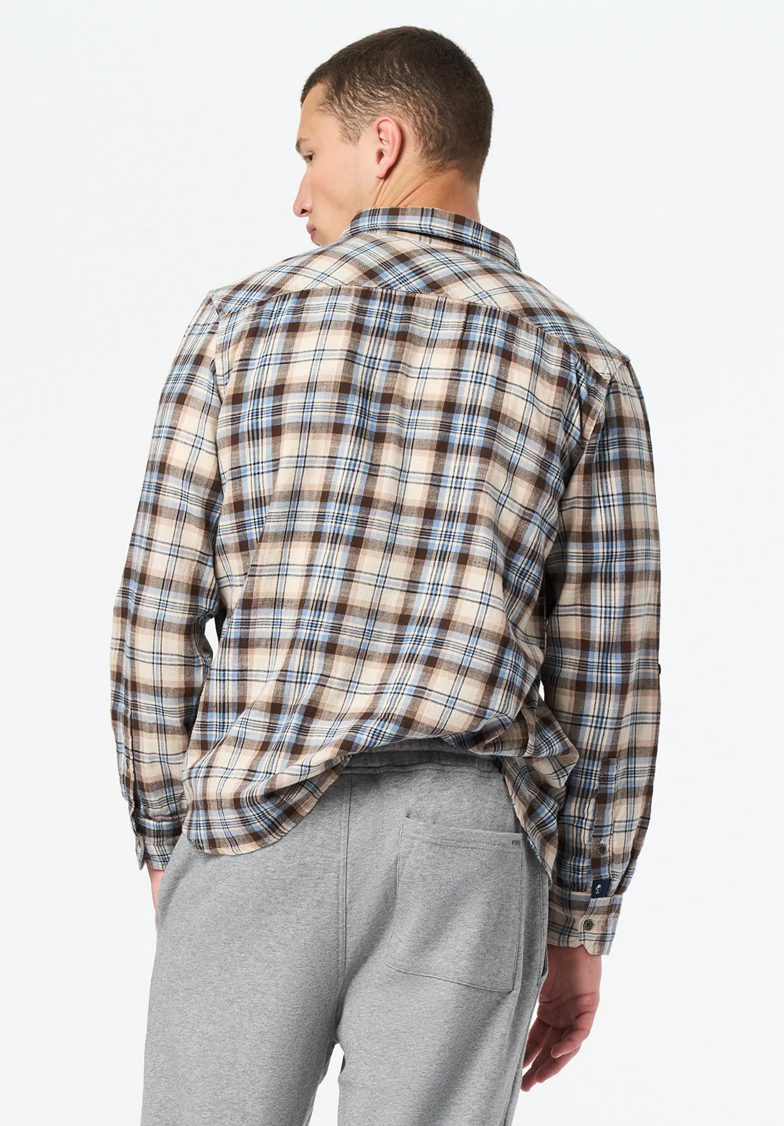 Simbio Men's Long-Sleeve Plaid Shirt, Woodsmoke - BM24685 sold by Buffalo Jeans product image thumbnail 3