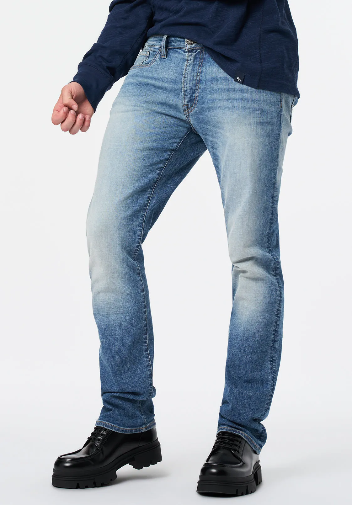 Straight Six Men's Jeans, Sanded Blue - BM26111 sold by Buffalo Jeans product image thumbnail 3