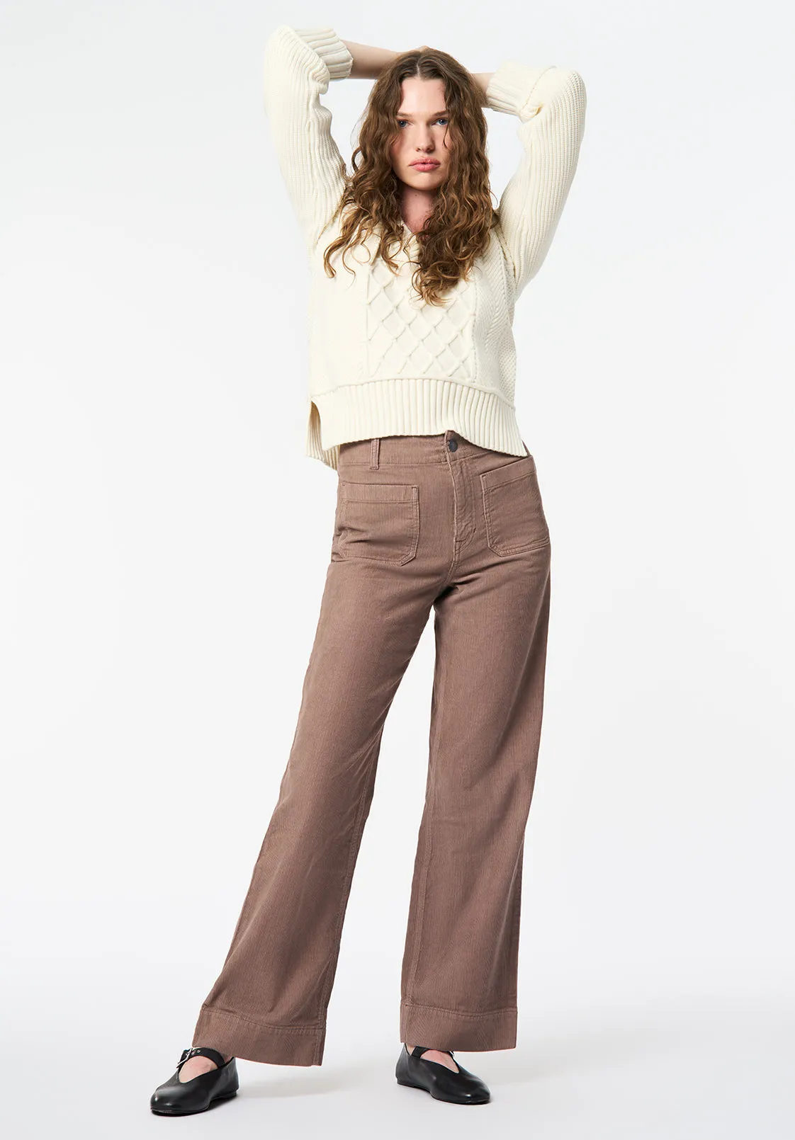High Rise Wide Leg Adele Women's Pants, Leafless Tree - BL16138 sold by Buffalo Jeans product image thumbnail 4