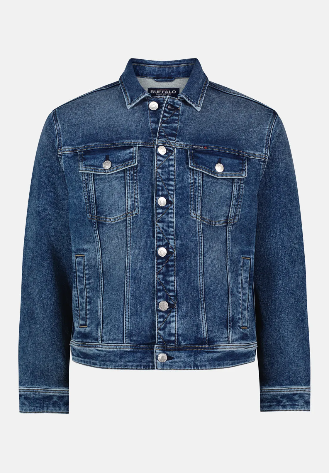 Joe Men's Denim Jacket, Sanded and Vintage Blue - BM26069 sold by Buffalo Jeans product image thumbnail 5