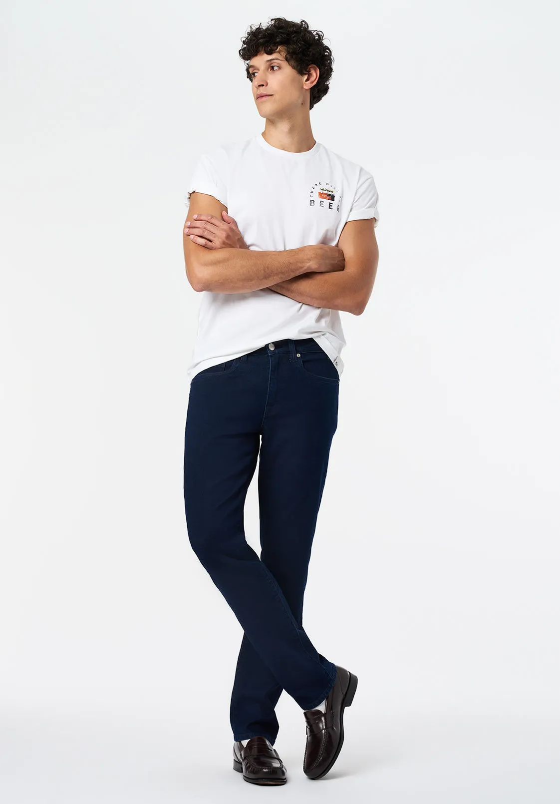 Slim Ash Men's Jeans, Dark Wash - BM26102 sold by Buffalo Jeans product image thumbnail 5