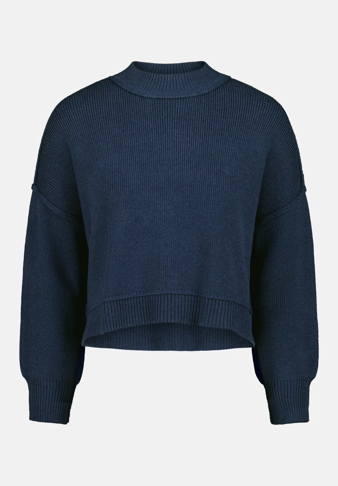 Seema Women's Dropped Sleeve Loose-Fit Cropped Sweater, Oceana - SW0142 sold by Buffalo Jeans product image thumbnail 5