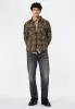 Jaceko Men's Sherpa-Lined Plaid Shirt Jacket, Fern - BM24745 sold by Buffalo Jeans